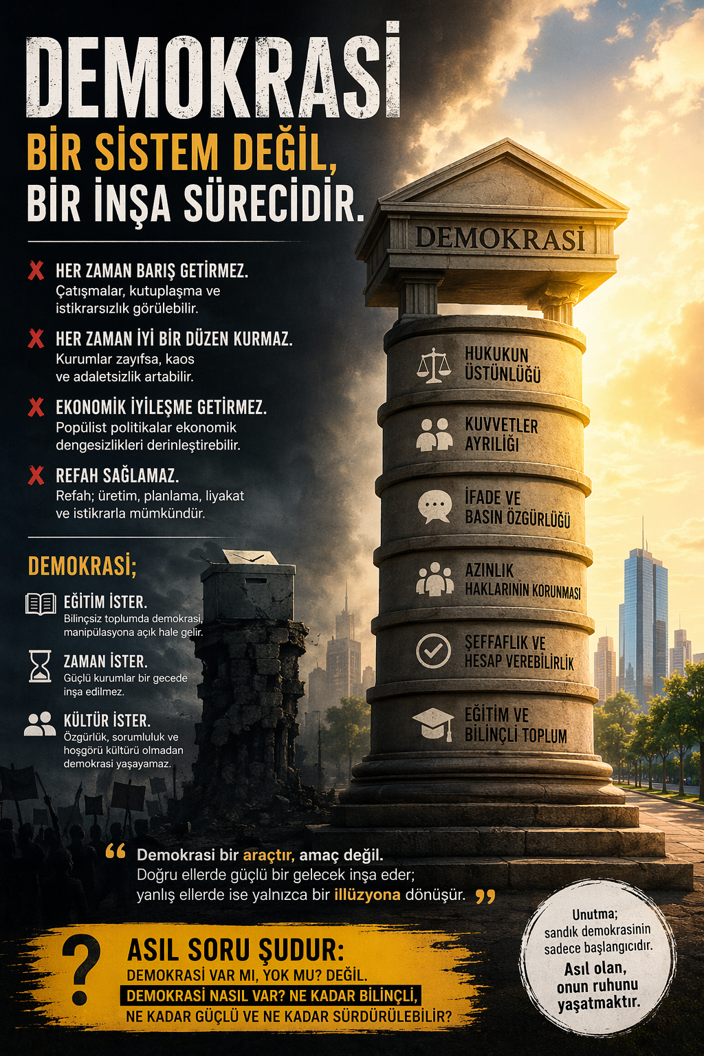 Demokrasi_ güç, bilinç, sürdürülebilirlik